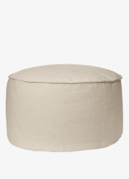 Ferm LIVING Aun poef ø80 cm Gebroken wit - Deal