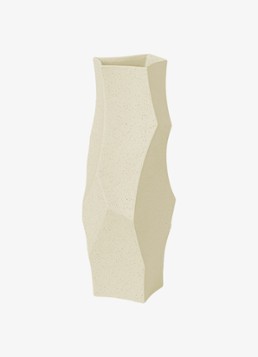 Ferm LIVING Cueva vaas 37 cm Gebroken wit
