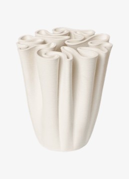 Ferm LIVING Dedali vaas 18 cm Gebroken wit - Deal
