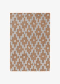 Ferm LIVING Ikat theedoek van katoen 70 x 50 cm Roestbruin - Deal