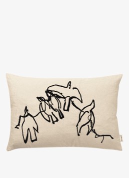 Ferm LIVING Vuelo sierkussen 40 x 60 cm Gebroken wit - Deal