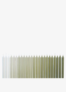 Ferm LIVING Dinerkaars 12 cm set van 24 Khaki - Deal