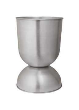 Ferm LIVING Hourglass bloempot voor buiten Ø50 cm Zilver - Deal