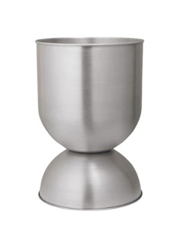 Ferm LIVING Hourglass bloempot voor buiten Ø40 cm Zilver - Deal