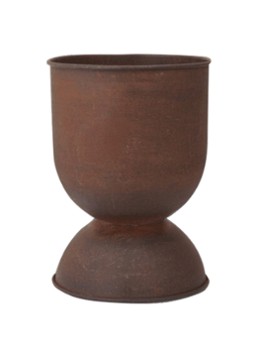 Ferm LIVING Hourglass bloempot voor buiten Ø30 cm Roestbruin - Deal