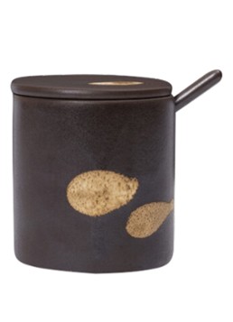 Ferm LIVING Koyo suikerpot 28 cl Donkerbruin - Deal