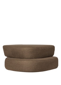 Ferm LIVING Plyo poef 93 x 37 cm Donkerbruin - Deal
