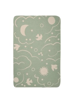 Ferm LIVING Skye plaid 120 x 80 cm Lindegroen - Deal