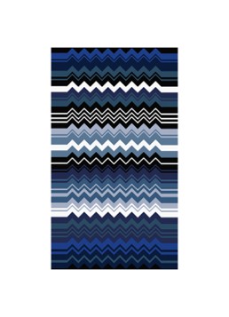 Missoni Giacomo gastendoek - 40 x 70 cm Donkerblauw - Deal