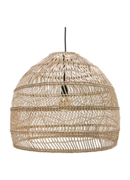 HKliving Wicker hanglamp medium Beige - Deal