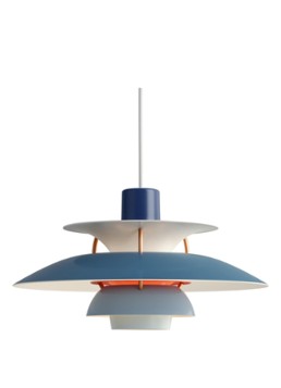 Louis Poulsen PH 5 Mini hanglamp Ø 30 cm Blauw