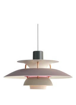 Louis Poulsen PH 5 Mini hanglamp Ø 30 cm Grijs