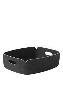 Muuto Restore Tray opbergmand 32 x 12 cm Zwart - Deal