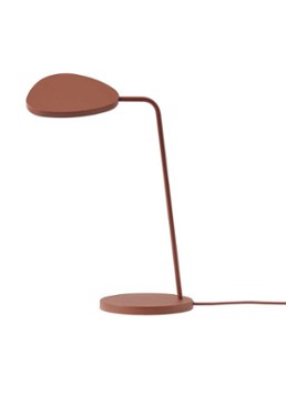 Muuto Leaf LED tafellamp 41,5 cm Bruin