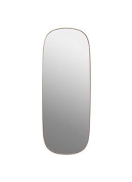 Muuto Framed wandspiegel 111,8 x 44,5 cm Roze