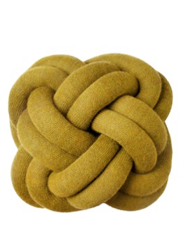 Design House Stockholm Knot kussen 30 x 30 cm Mosterd - Deal