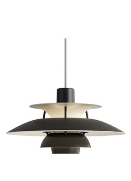 Louis Poulsen PH 5 Mini hanglamp Ø30 cm Zwart