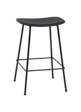 Muuto Fiber Counter kruk 66 cm Zwart
