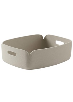 Muuto Restore Tray opbergmand 32 x 12 cm Beige - Deal