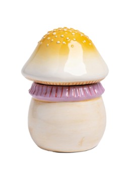 &klevering Magic Mushroom voorraadpot Beige - Deal