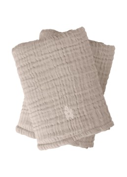 Sebra Mousseline handdoek set van 2 Beige