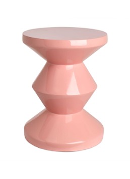 POLSPOTTEN Zig Zag bijzettafel Roze