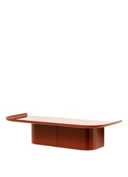 Hay Korpus Shelf wandplank 4 haken Rood