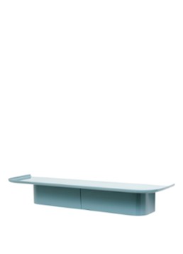 Hay Korpus Shelf wandplank 7 haken Blauw - Deal