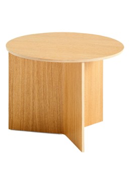 Hay Slit Wood bijzettafel Beige