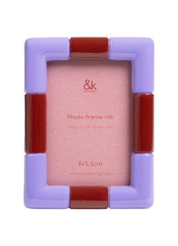 &klevering Rift fotolijst 7,5 x 10 cm Lila - Deal