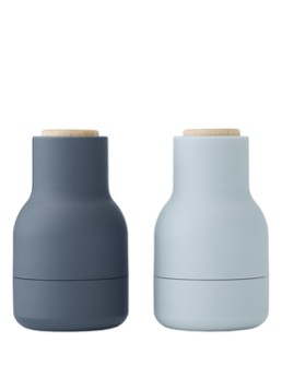 Audo Copenhagen Bottle Grinder Small peper- en zoutmolen set van 2 Blauw - Deal