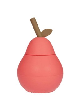 OYOY Pear drinkfles siliconen Rood - Deal