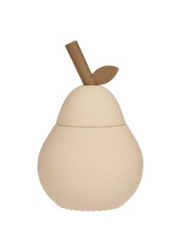 OYOY Pear drinkfles siliconen Beige - Deal