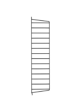 String Furniture Wall side panel 2-pack 20 x 75 cm Wall side panel 2-pack 20 x 75 cm zwart