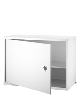 String Furniture Kast met openslaande deur Wit