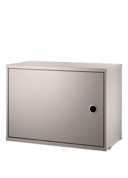 String Furniture Kast met openslaande deur Beige