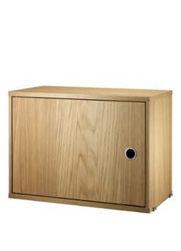 String Furniture Kast met openslaande deur Beige
