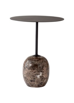&tradition Lato bijzettafel Ø40 cm Zwart