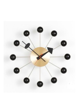 Vitra Ball Clock wandklok Ø33 cm Zwart - Deal