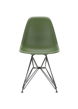 Vitra Eames DSR stoel zwart gepoedercoat Zwart - Deal
