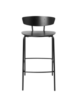 Ferm LIVING Herman barkruk 64 cm Zwart