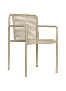 Ferm LIVING Dapple stoel met armleuning Beige
