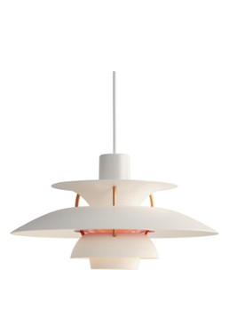 Louis Poulsen PH 5 Mini hanglamp Ø 30 cm Wit