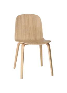 Muuto Visu Wood stoel Naturel
