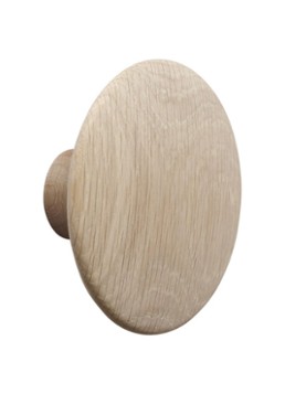 Muuto The Dots haak 13 cm Zwart