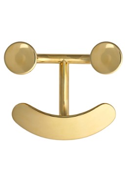 Fritz Hansen Happy Hook wandkapstok Goud