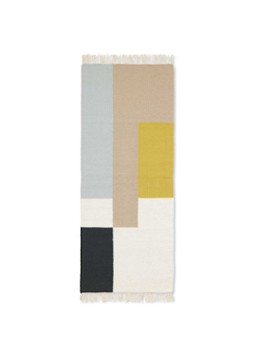 Ferm LIVING Kelim vloerkleed 70 x 180 cm Creme
