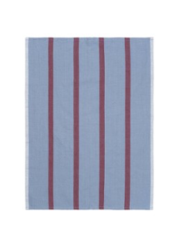 Ferm LIVING Hale theedoek in linnenblend 70 x 50 cm Blauw - Deal