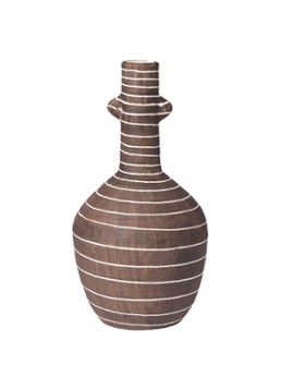 Ferm LIVING Brura vaas 32 cm Bruin