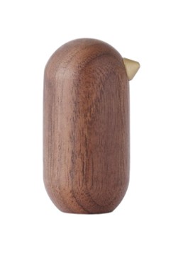 Normann Copenhagen Little Bird ornament 5 cm Bruin - Deal